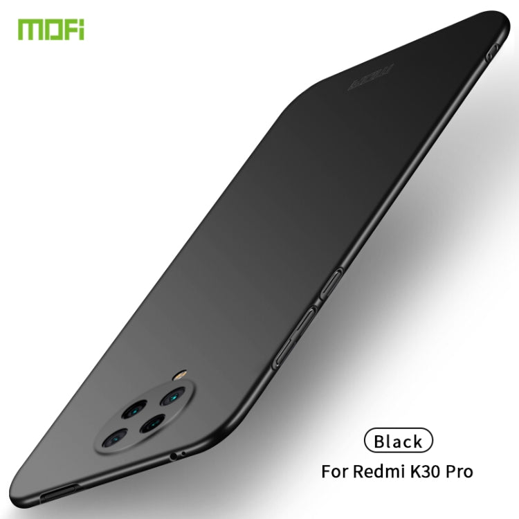 For Xiaomi Redmi K30 Pro MOFI Frosted PC Ultra-thin Hard Case(Black)