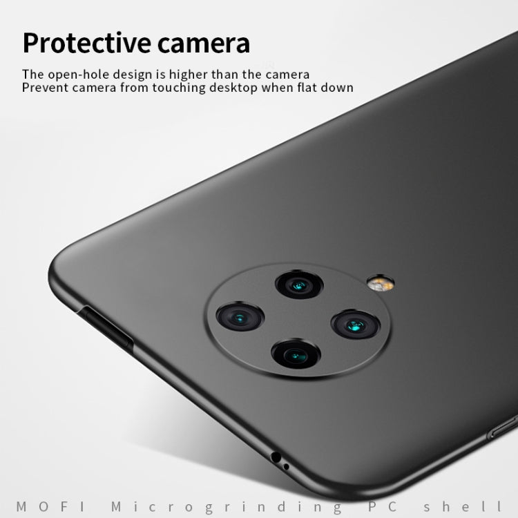 For Xiaomi Redmi K30 Pro MOFI Frosted PC Ultra-thin Hard Case(Black)