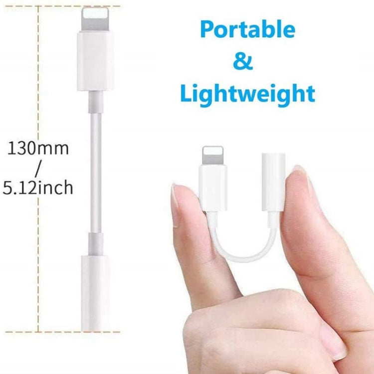 Zs-kl21836 2 PCS 8 Pin to 3.5mm Earphone Adapter Audio Adapter, Compatible with IOS 13 System