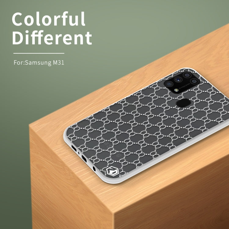For Samsung Galaxy M31 PINWUYO Series 2 Generation PC + TPU Water-resistant and Anti-drop All-inclusive Protective Case(Blue)