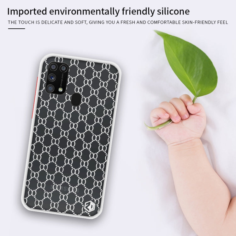 For Samsung Galaxy M31 PINWUYO Series 2 Generation PC + TPU Water-resistant and Anti-drop All-inclusive Protective Case(Blue)