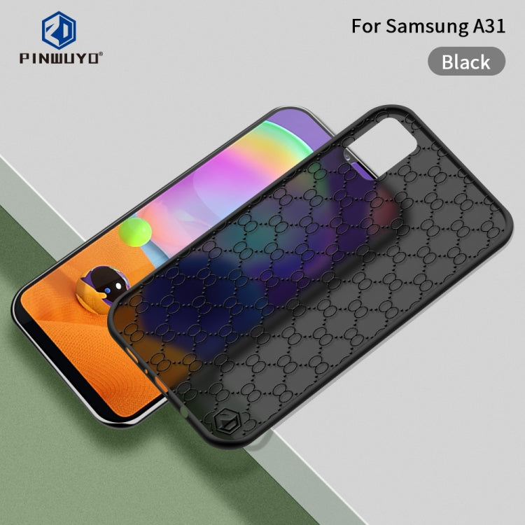 For Samsung Galaxy A31 PINWUYO Series 2 Generation PC + TPU Water-resistant and Anti-drop All-inclusive Protective Case(Black)