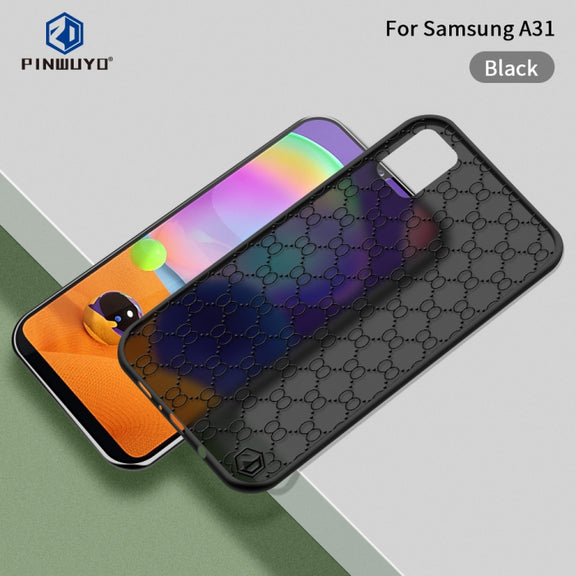 For Samsung Galaxy A31 PINWUYO Series 2 Generation PC + TPU Water-resistant and Anti-drop All-inclusive Protective Case(Black)