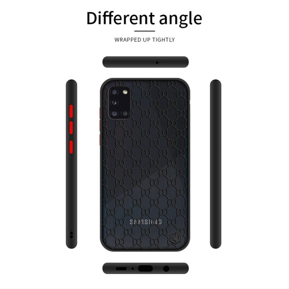 For Samsung Galaxy A31 PINWUYO Series 2 Generation PC + TPU Water-resistant and Anti-drop All-inclusive Protective Case(Red)