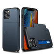 For iPhone 12 / 12 Pro Shockproof Rugged Armor Protective Case with Card Slot(Dark Blue) - free shipping - PMC TechLife - Order now!