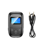 T14 2 in 1 Bluetooth Adapter Car Hands-free Call Bluetooth Receiver Transmitter with LCD Digital Display