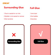 For Redmi Note 9S / Note 9 Pro 10 PCS ENKAY Hat-Prince Full Glue 0.26mm 9H 2.5D Tempered Glass Full Coverage Film
