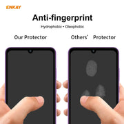 For Redmi 9 / 9A / 9C 10 PCS ENKAY Hat-Prince Full Glue 0.26mm 9H 2.5D Tempered Glass Full Coverage Film