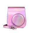 Richwell Portable Aurora  PU Leather Camera Case Camera Bag with Shoulder Strap, Suitable for Fujifilm Instax Mini 11(Rose Pink) - Leather Bag by Richwell | Online Shopping South Africa | PMC TechLife | Buy Now Pay Later Mobicred