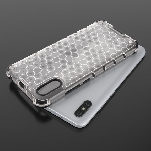 For Xiaomi Redmi 9A Shockproof Honeycomb PC + TPU Case(Green)