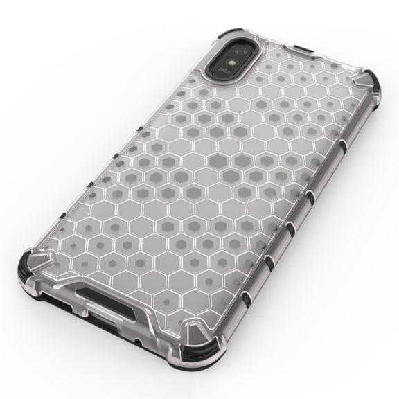 For Xiaomi Redmi 9A Shockproof Honeycomb PC + TPU Case(Green)