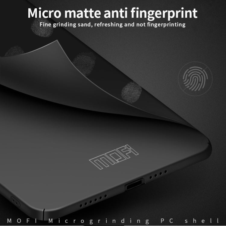 For iPhone 12 Pro Max MOFI Frosted PC Ultra-thin Hard Case(Blue)