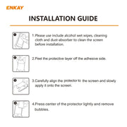 For Samsung Galaxy Note20 2pcs ENKAY Full Glue 0.2mm 9H 2.5D Tempered Glass Full Film, Support Fingerprint Unlock