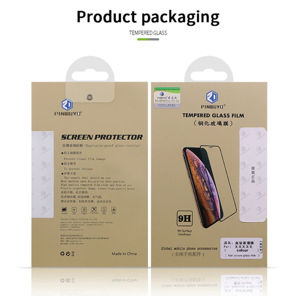 For Google Pixel4a PINWUYO 9H 2.5D Full Screen Tempered Glass Film(Black)