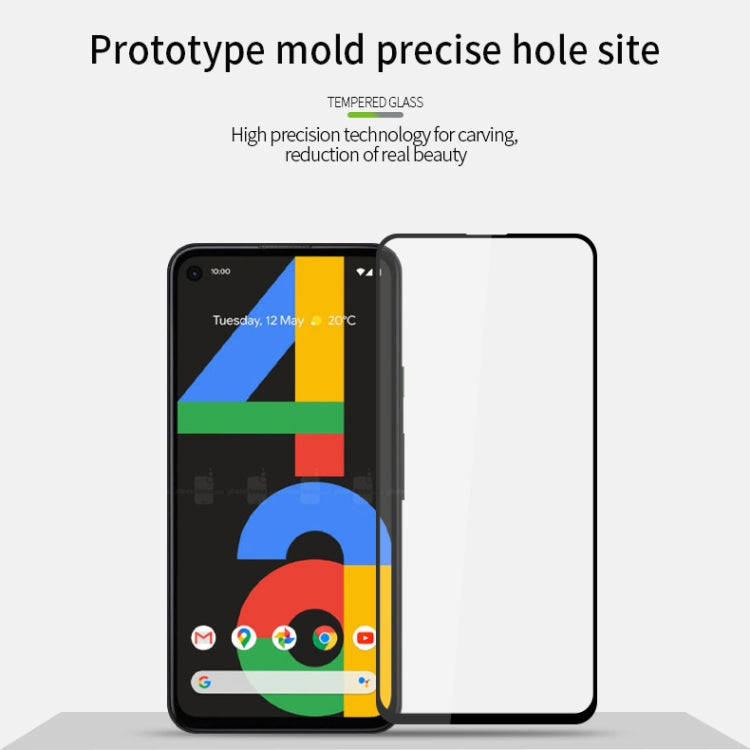 For Google Pixel4a PINWUYO 9H 2.5D Full Screen Tempered Glass Film(Black)