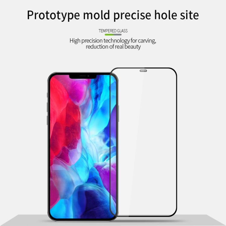 For iPhone 12 mini PINWUYO 9H 2.5D Full Screen Tempered Glass Film(Black)
