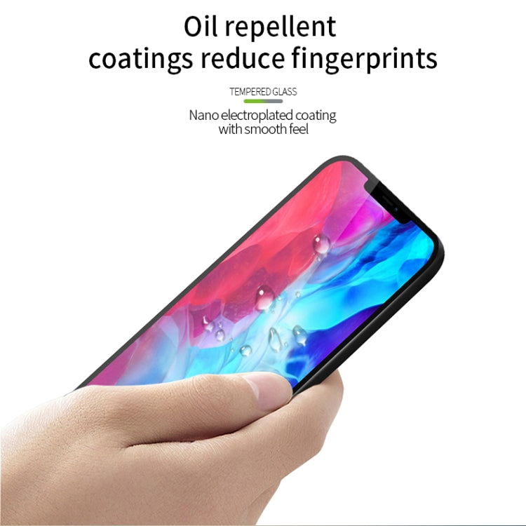 For iPhone 12 mini PINWUYO 9H 2.5D Full Screen Tempered Glass Film(Black)