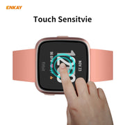 10 PCS For Fitbit Versa 3 / Fitbit Sense ENKAY Hat-Prince 3D Full Screen Soft PC Edge + PMMA HD Screen Protector Film
