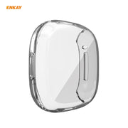For Fitbit Versa 3 / Fitbit Sense ENKAY Hat-Prince ENK-AC8208 Full Coverage Transparent TPU Soft Case - Watch Cases by ENKAY