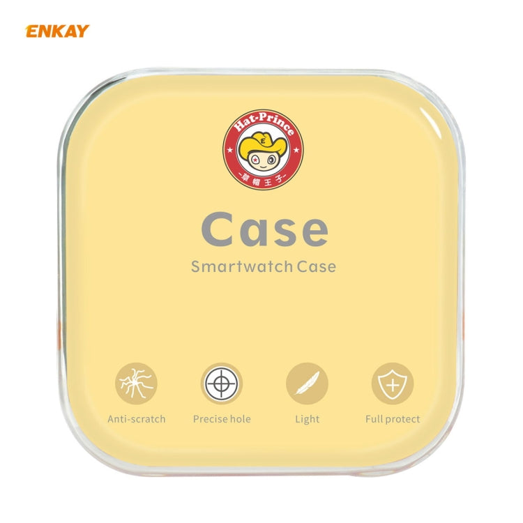 For Fitbit Versa 3 / Fitbit Sense ENKAY Hat-Prince ENK-AC8208 Full Coverage Transparent TPU Soft Case - Watch Cases by ENKAY