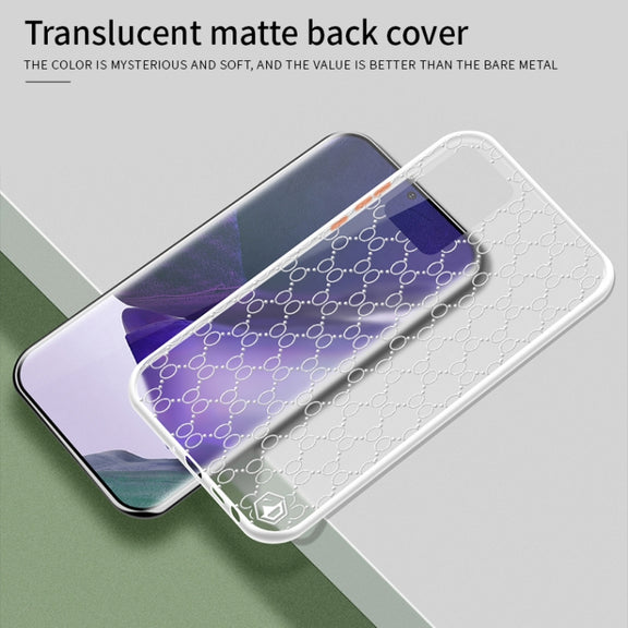 For Samsung Galaxy Note20 Ultra PINWUYO Series 2nd Generation PC + TPU Water-resistant And Anti-drop All-inclusive Protective Shell, Matte Back Cover(Blue)