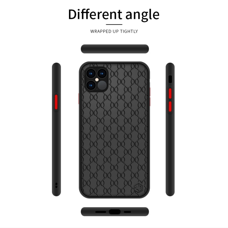 For iPhone 12 Pro Max PINWUYO Series 2 Generation PC + TPU Anti-drop All-inclusive Protective Case(Black)