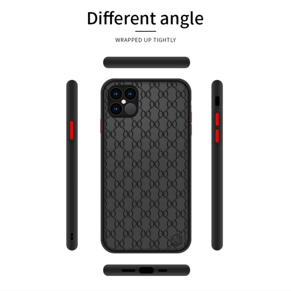 For iPhone 12 Pro Max PINWUYO Series 2 Generation PC + TPU Anti-drop All-inclusive Protective Case(Black)