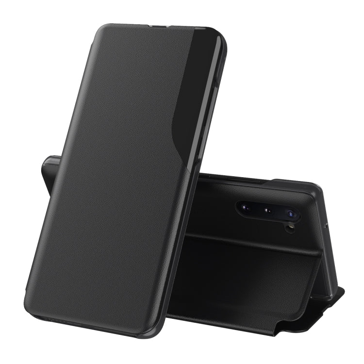 For Samsung Galaxy Note 10 Plus Attraction Flip Holder Leather Phone Case(Black)