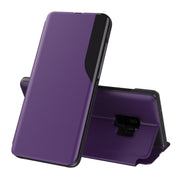 For Samsung Galaxy S9 Plus Attraction Flip Holder Leather Phone Case(Purple)