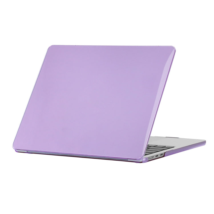 For MacBook Air 13.6 2022 A2681 ENKAY Crystal Laptop Protective Case (Light Purple)