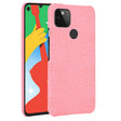 For Google Pixel 5 Shockproof Crocodile Texture PC + PU Case(Pink) - Google Cases by PMC TechLife | Online Shopping South Africa | PMC TechLife | Buy Now Pay Later Mobicred
