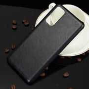 For Samsung Galaxy S20 FE Shockproof Litchi Texture PC + PU Case(Black)