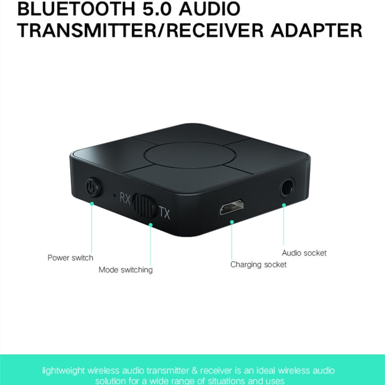 KN326 Bluetooth Audio Receiver Transmitter 5.0 Two-in-one Bluetooth Adapter for Hands-free Calls
