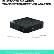 KN326 Bluetooth Audio Receiver Transmitter 5.0 Two-in-one Bluetooth Adapter for Hands-free Calls