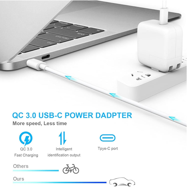 2 in 1 PD 30W USB-C / Type-C + 3A PD 3.0 USB-C / Type-C to USB-C / Type-C Fast Charge Data Cable Set, Cable Length: 2m, EU Plug