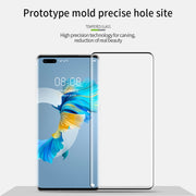 For Huawei Mate 40 Pro MOFI 9H 3D Explosion Proof Thermal Bending Full Screen Tempered Glass Film(Black)