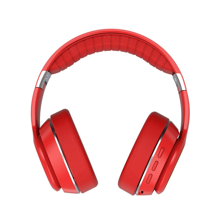 VJ320 Bluetooth 5.0 Head-mounted Foldable Wireless Headphones Support TF Card with Mic(Red)