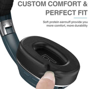 VJ320 Bluetooth 5.0 Head-mounted Foldable Wireless Headphones Support TF Card with Mic(Red)