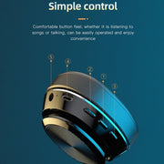 VJ320 Bluetooth 5.0 Head-mounted Foldable Wireless Headphones Support TF Card with Mic(Red)