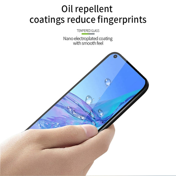 For OPPO A32 PINWUYO 9H 2.5D Full Screen Tempered Glass Film(Black)