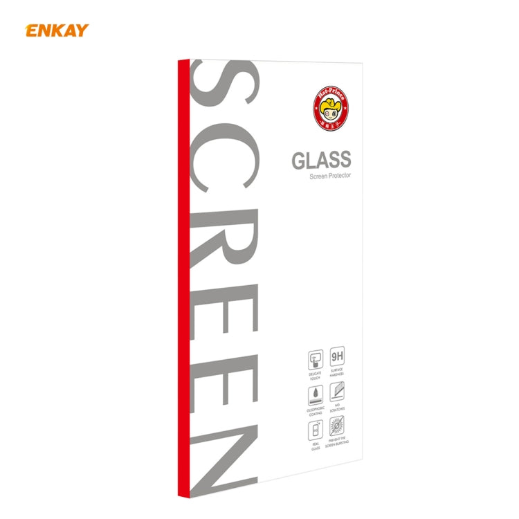 For Nokia 3.4 2 PCS ENKAY Hat-Prince Full Glue 0.26mm 9H 2.5D Tempered Glass Full Coverage Film