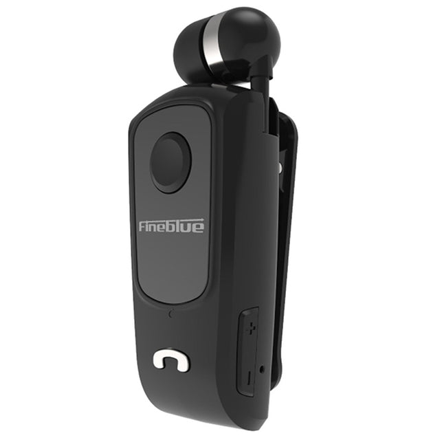 Fineblue F920 CSR4.1 Retractable Cable Caller Vibration Reminder Anti-theft Bluetooth Headset