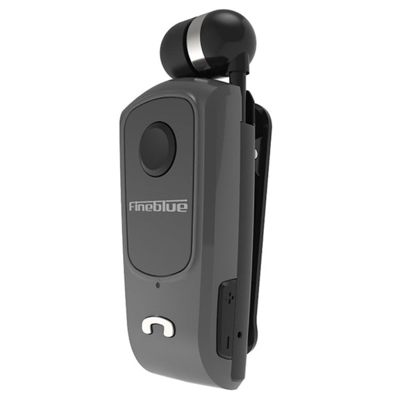 Fineblue F920 CSR4.1 Retractable Cable Caller Vibration Reminder Anti-theft Bluetooth Headset