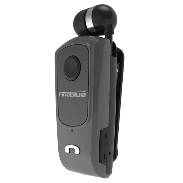 Fineblue F920 CSR4.1 Retractable Cable Caller Vibration Reminder Anti-theft Bluetooth Headset