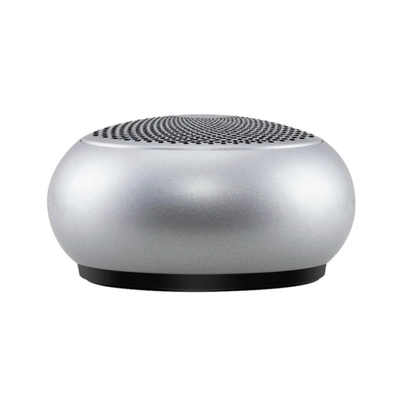 EWA A110 IPX5 Water-resistant Portable Mini Metal Wireless Bluetooth Speaker Supports 3.5mm Audio & 32GB TF Card & Calls(Silver)