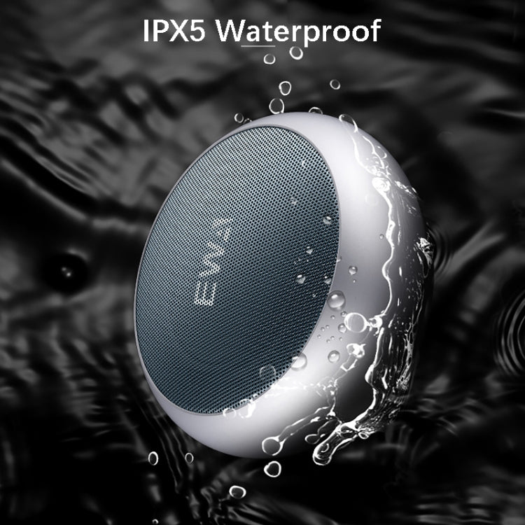 EWA A110 IPX5 Water-resistant Portable Mini Metal Wireless Bluetooth Speaker Supports 3.5mm Audio & 32GB TF Card & Calls(Silver)
