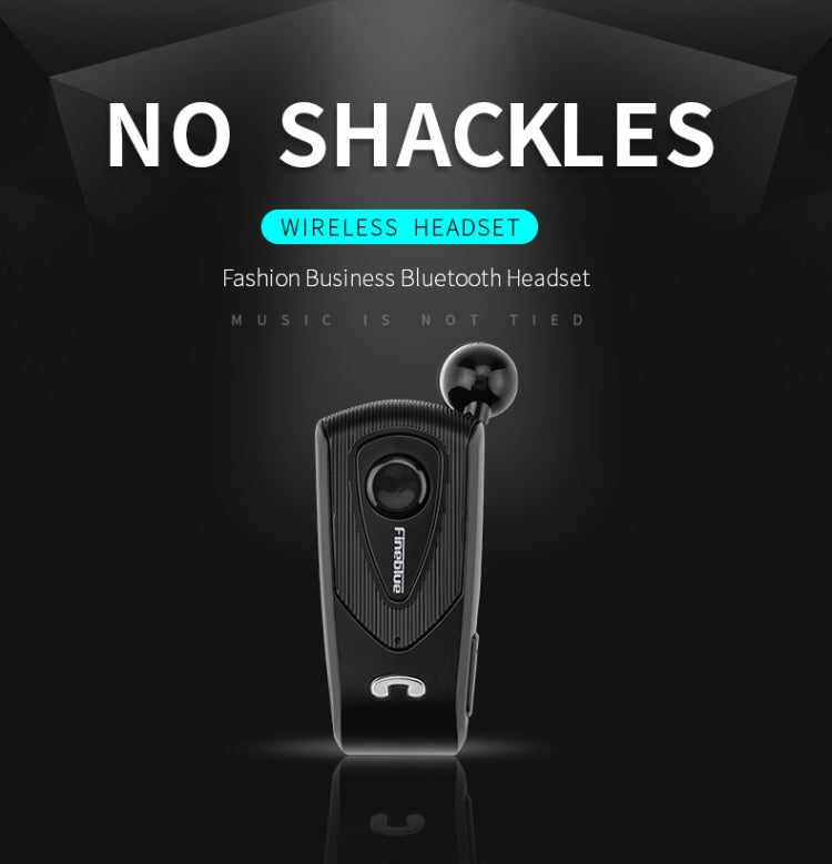 Fineblue F930 CSR4.1 Retractable Cable Caller Vibration Reminder Anti-theft Bluetooth Headset