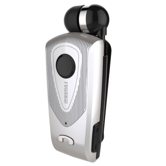 Fineblue F930 CSR4.1 Retractable Cable Caller Vibration Reminder Anti-theft Bluetooth Headset