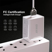 ENKAY Hat-Prince U008-1 10.5W 2.1A Dual USB Fast Charging Travel Charger Power Adapter, US Plug