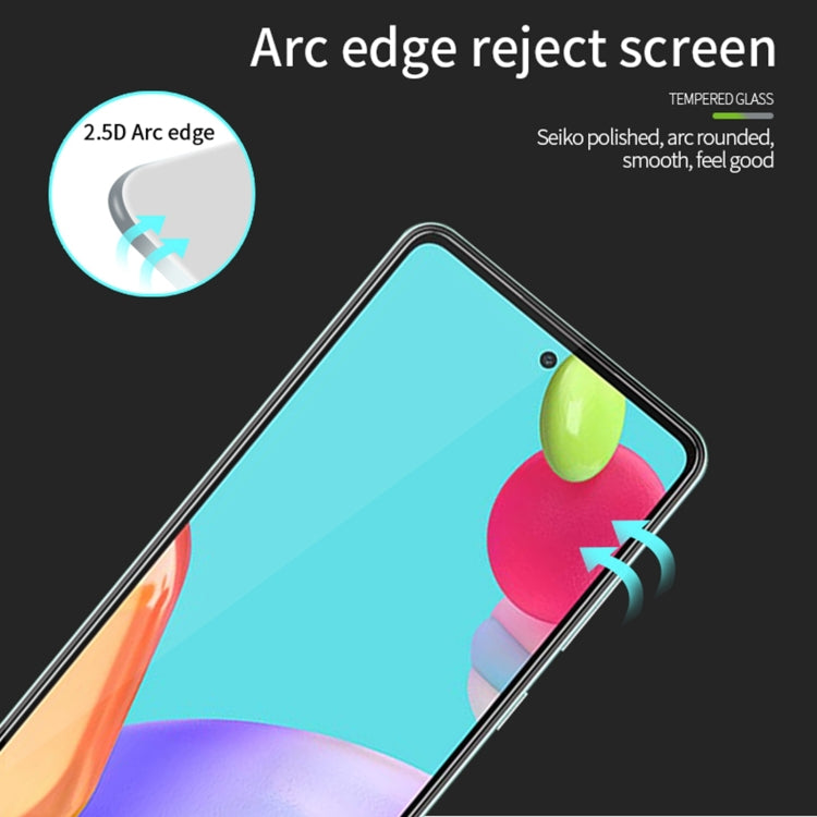 For Samsung Galaxy A52 5G / 4G PINWUYO 9H 2.5D Full Screen Tempered Glass Film(Black)
